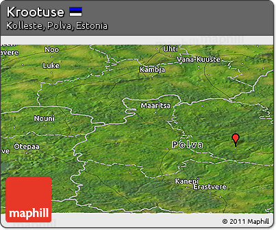 Satellite Panoramic Map of Krootuse