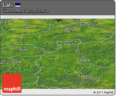 Satellite Panoramic Map of Läti