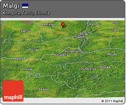 Satellite Panoramic Map of Mälgi