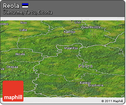 Satellite Panoramic Map of Reola