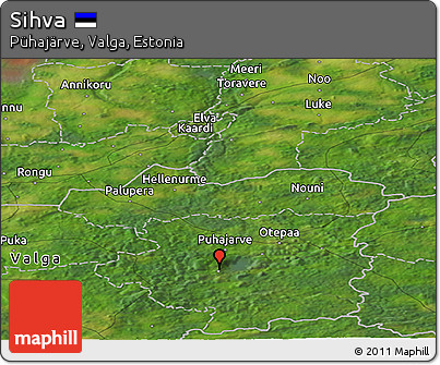 Satellite Panoramic Map of Sihva