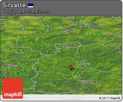 Satellite Panoramic Map of Sirvaste