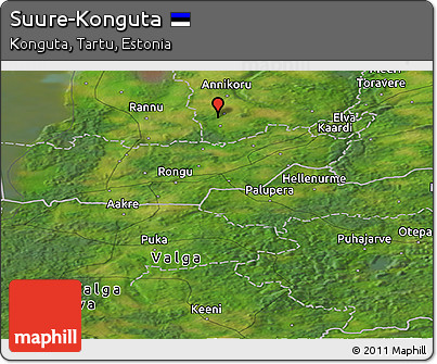 Satellite Panoramic Map of Suure-Konguta