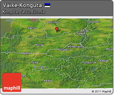 Satellite Panoramic Map of Väike-Konguta