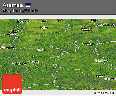 Satellite Panoramic Map of Aiamaa