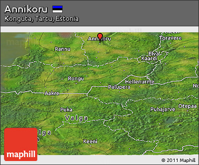 Satellite Panoramic Map of Annikoru