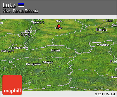 Satellite Panoramic Map of Luke