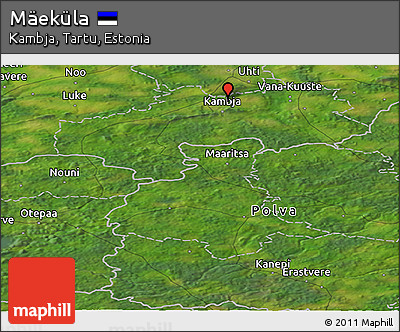 Satellite Panoramic Map of Mäeküla