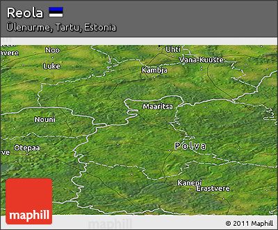 Satellite Panoramic Map of Reola