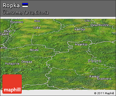 Satellite Panoramic Map of Ropka