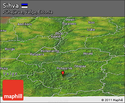 Satellite Panoramic Map of Sihva