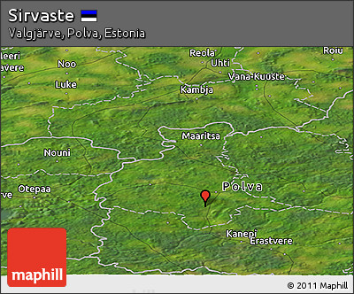 Satellite Panoramic Map of Sirvaste