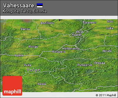 Satellite Panoramic Map of Vahessaare