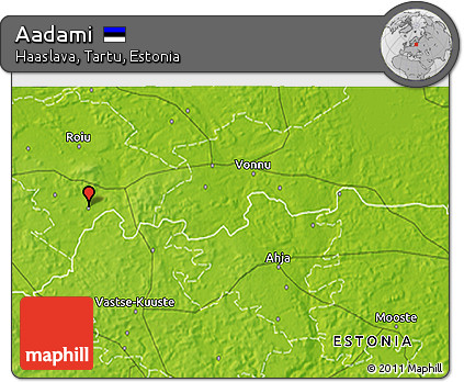 Physical 3D Map of Aadami