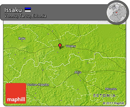 Physical 3D Map of Issaku