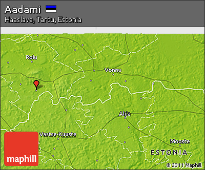 Physical 3D Map of Aadami