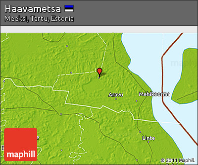 Physical 3D Map of Haavametsa