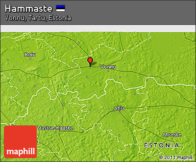 Physical 3D Map of Hammaste