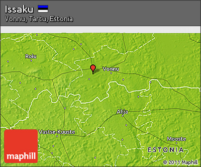 Physical 3D Map of Issaku