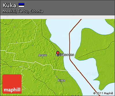 Physical 3D Map of Küka