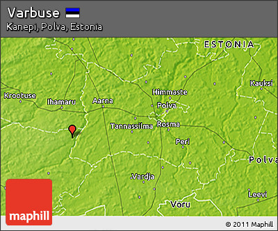 Physical 3D Map of Varbuse