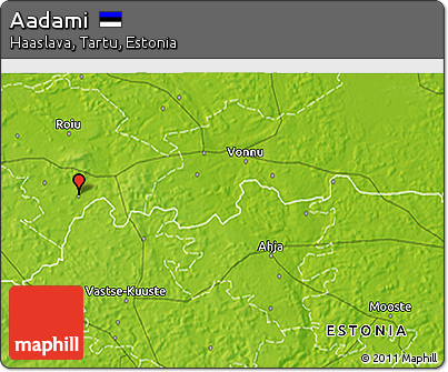 Physical 3D Map of Aadami