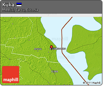 Physical 3D Map of Küka