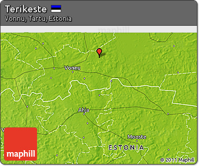 Physical 3D Map of Terikeste