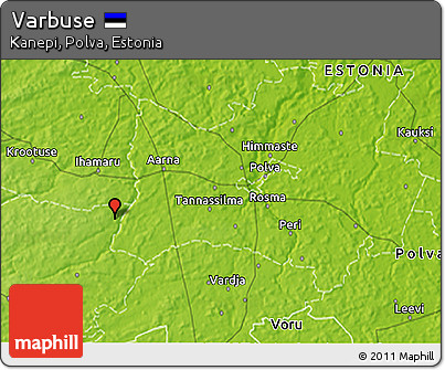 Physical 3D Map of Varbuse