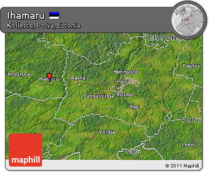Satellite 3D Map of Ihamaru