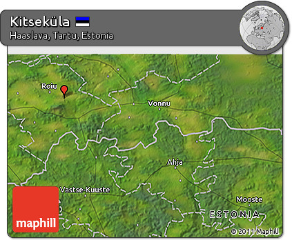 Satellite 3D Map of Kitseküla