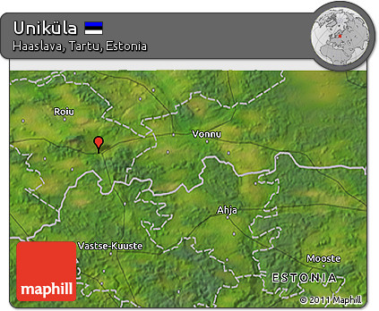 Satellite 3D Map of Uniküla