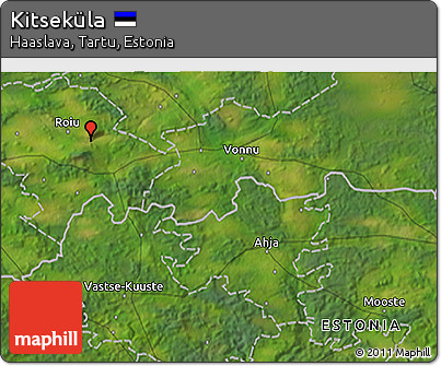 Satellite 3D Map of Kitseküla