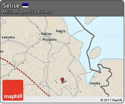Shaded Relief 3D Map of Selise