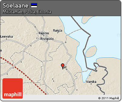 Shaded Relief 3D Map of Soelaane