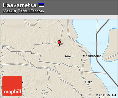 Shaded Relief 3D Map of Haavametsa
