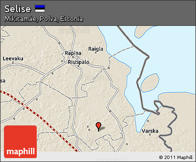 Shaded Relief 3D Map of Selise