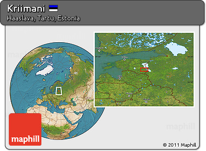 Satellite Location Map of Kriimani