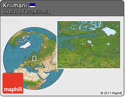 Satellite Location Map of Kriimani