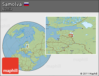 Savanna Style Location Map of Samolva