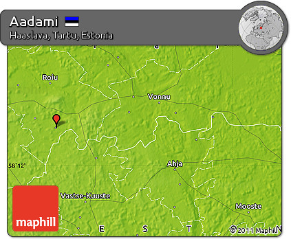 Physical Map of Aadami