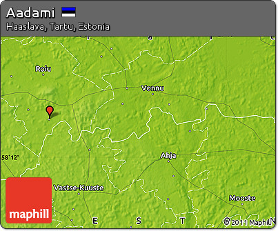 Physical Map of Aadami