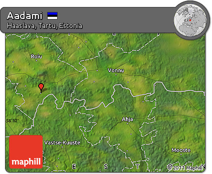 Satellite Map of Aadami