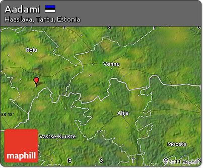 Satellite Map of Aadami