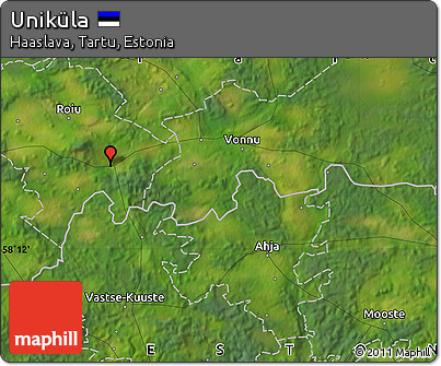Satellite Map of Uniküla