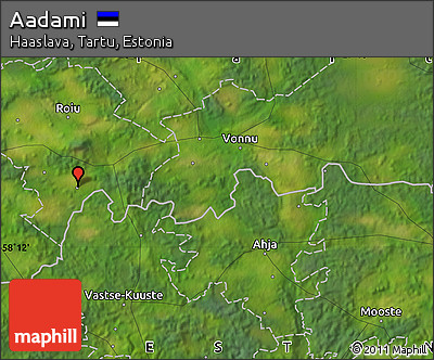 Satellite Map of Aadami