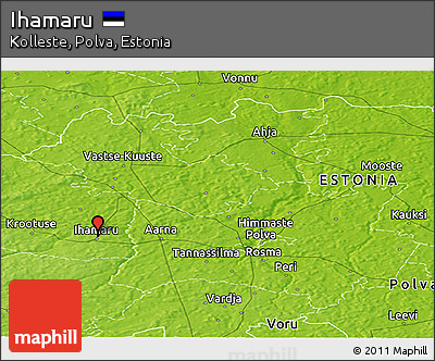 Physical Panoramic Map of Ihamaru