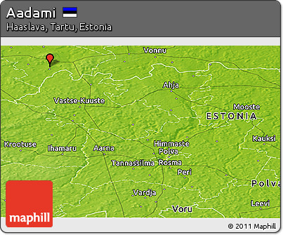 Physical Panoramic Map of Aadami