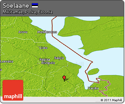 Physical Panoramic Map of Soelaane