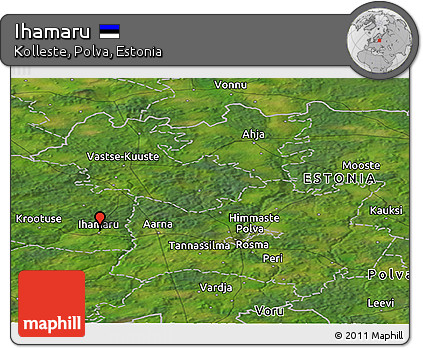 Satellite Panoramic Map of Ihamaru